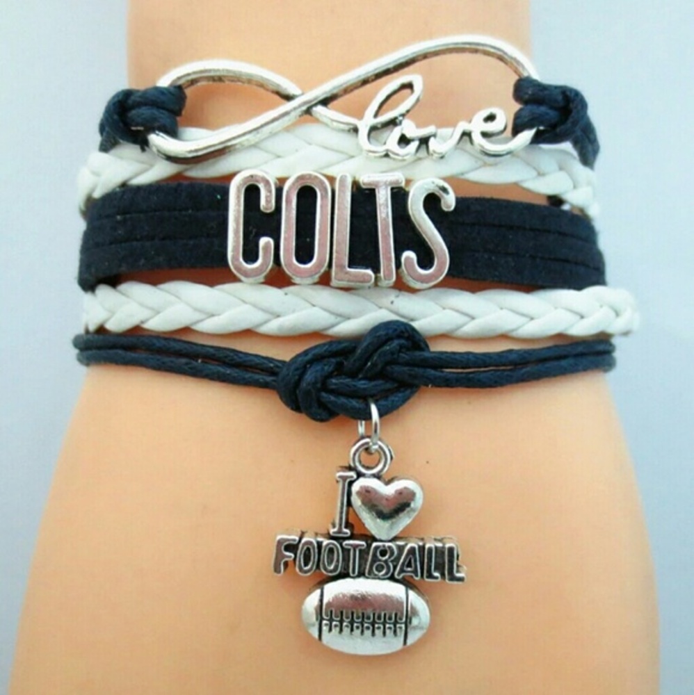 Nwt Colts infinity bracelets